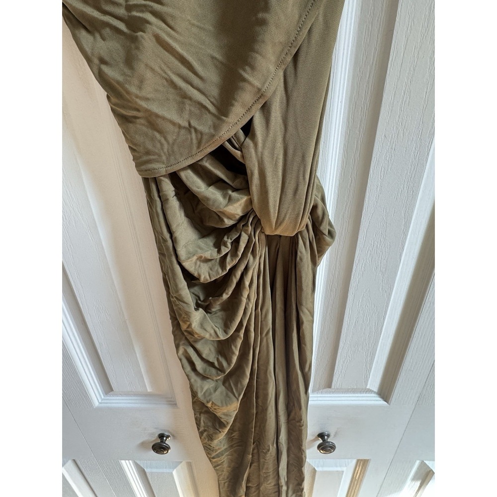 CHRISTOPHER ESBER twisted‎ jersey dress Green Size 40. NWT $990 - Picture 8 of 14